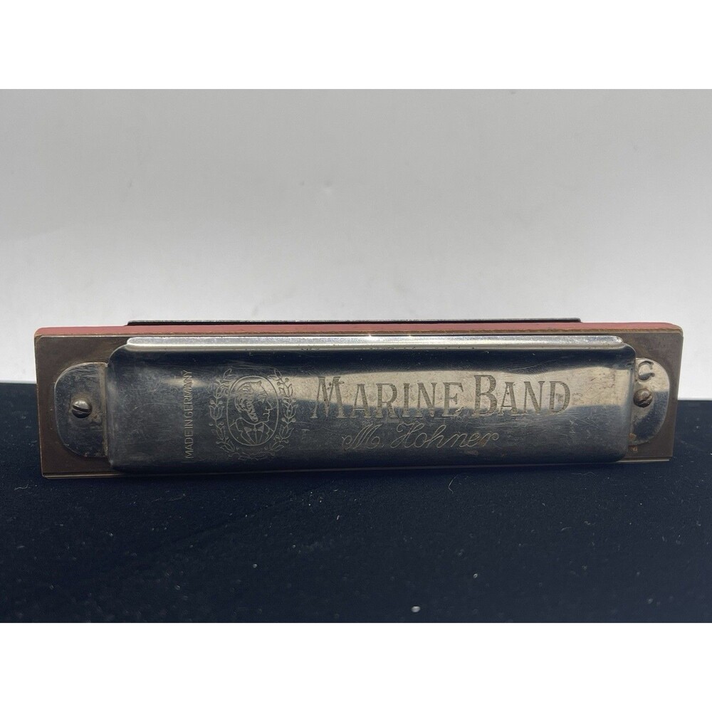 Vintage M. Hohner Marine Band Harmonica Key of C Made in Germany 12 Hole
